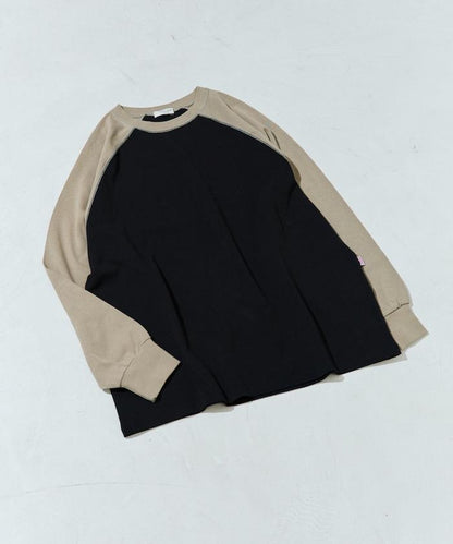 美國棉拼色長袖T恤