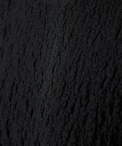 剪裁褶皺波點荷葉邊設計長袖T恤