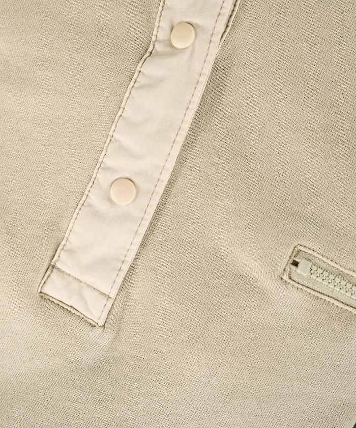 FREAK'S STORE OUTDOORS 仿舊工藝按扣套頭衫