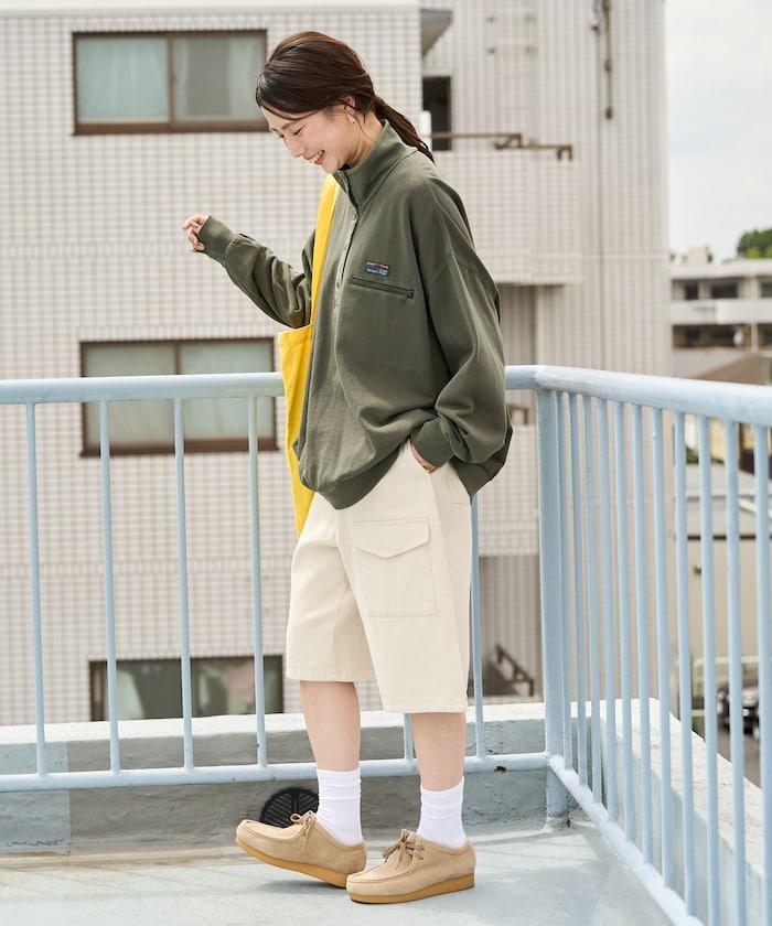 FREAK'S STORE OUTDOORS 仿舊工藝按扣套頭衫