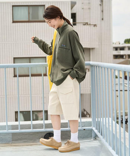 FREAK'S STORE OUTDOORS 仿舊工藝按扣套頭衫