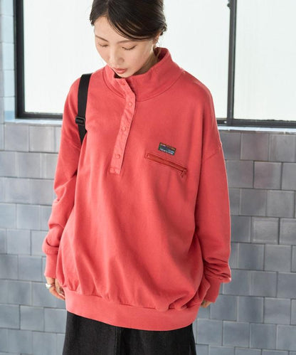 FREAK'S STORE OUTDOORS 仿舊工藝按扣套頭衫