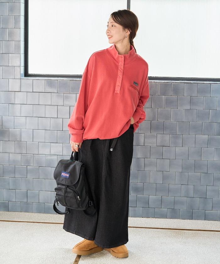 FREAK'S STORE OUTDOORS 仿舊工藝按扣套頭衫