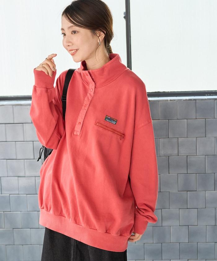 FREAK'S STORE OUTDOORS 仿舊工藝按扣套頭衫