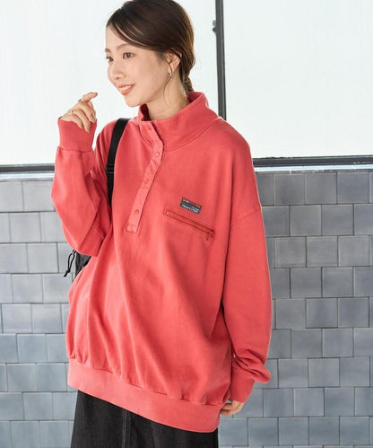 FREAK'S STORE OUTDOORS 仿舊工藝按扣套頭衫