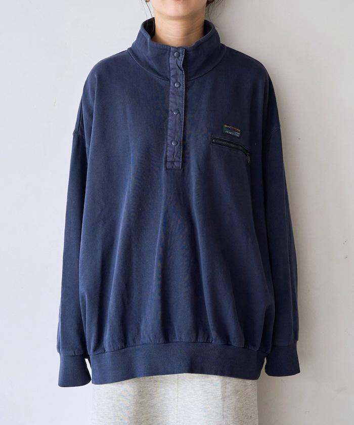 FREAK'S STORE OUTDOORS 仿舊工藝按扣套頭衫