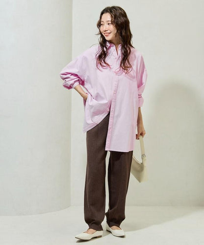 彈力針織休閒褲