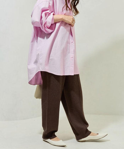 彈力針織休閒褲