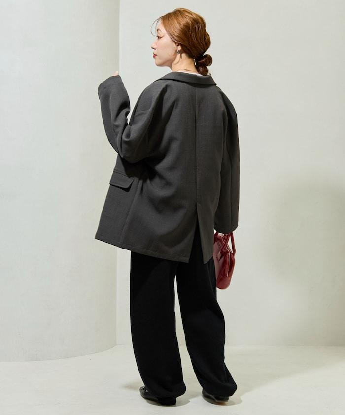 彈力針織休閒褲