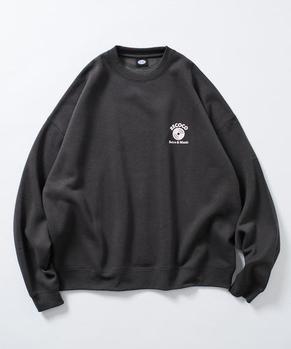 RECOCO×FREAK'S STORE/レココ 特別款寬鬆版型背部印花圓領衛衣【限量】