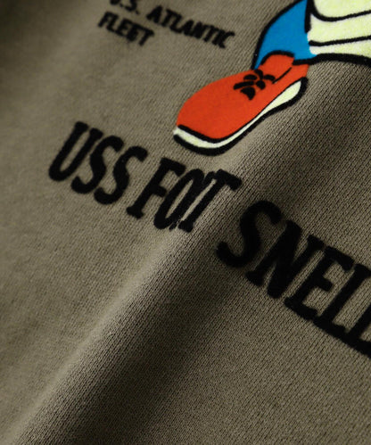 USS FORT SNELLING 前拉鍊 連帽衛衣 《&DEPOT限定》
