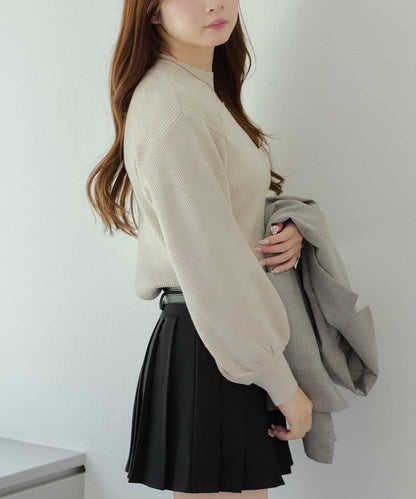 亮片羅紋針織衫