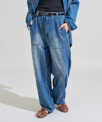 塗鴉工藝工裝褲＜可搭配套裝＞