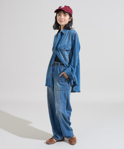 塗鴉工藝工裝褲＜可搭配套裝＞