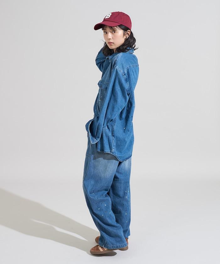 塗鴉工藝工裝褲＜可搭配套裝＞