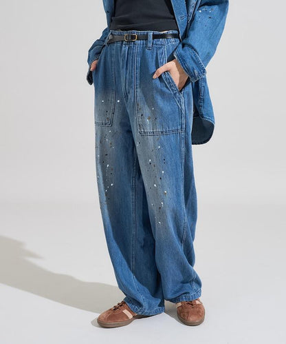 塗鴉工藝工裝褲＜可搭配套裝＞