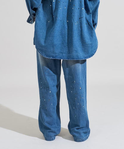 塗鴉工藝工裝褲＜可搭配套裝＞