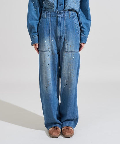 塗鴉工藝工裝褲＜可搭配套裝＞