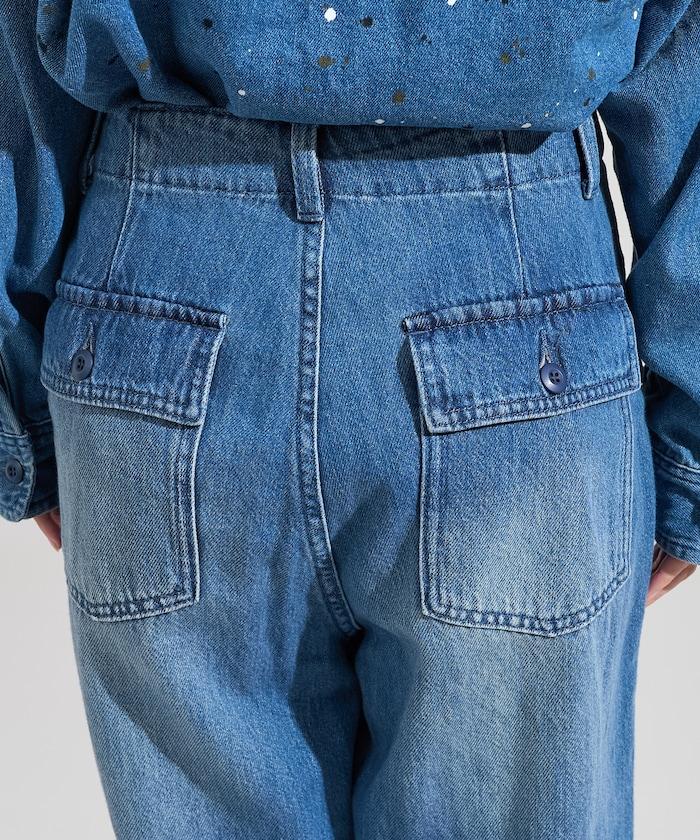 塗鴉工藝工裝褲＜可搭配套裝＞