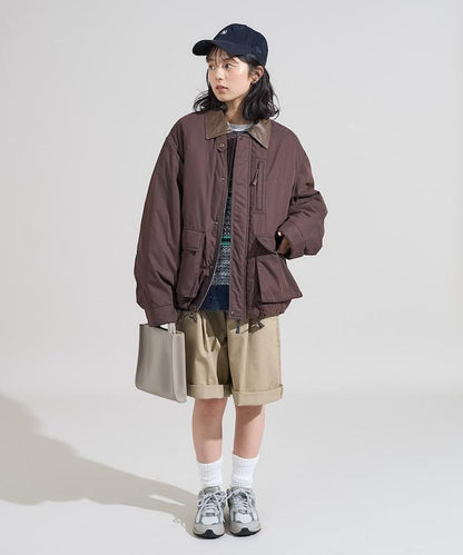 棉尼龍短款夾克