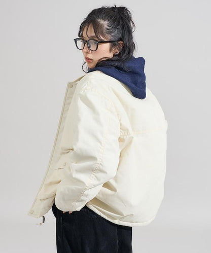 棉尼龍短款夾克