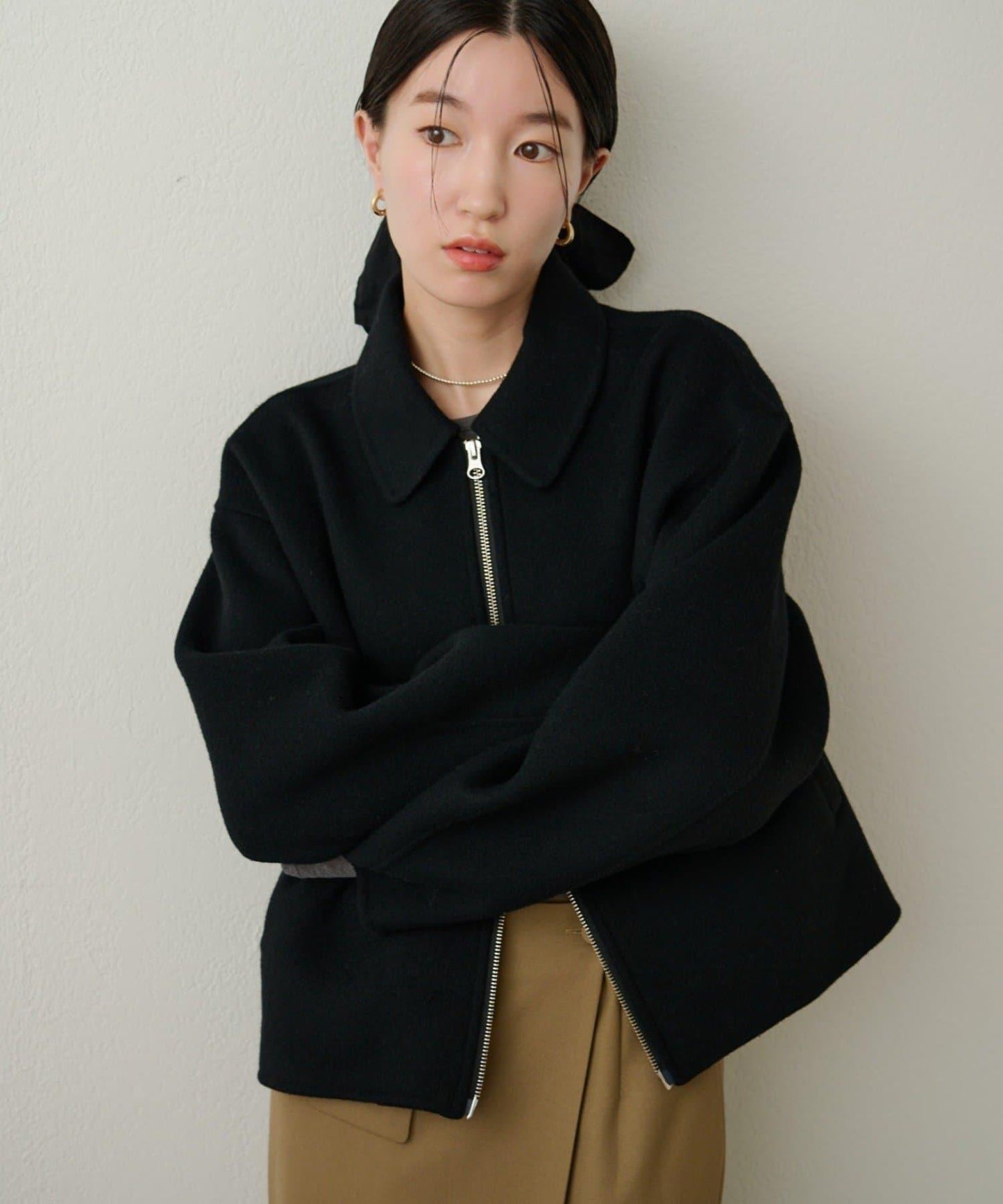 優質美利奴羊毛雙面呢大衣夾克