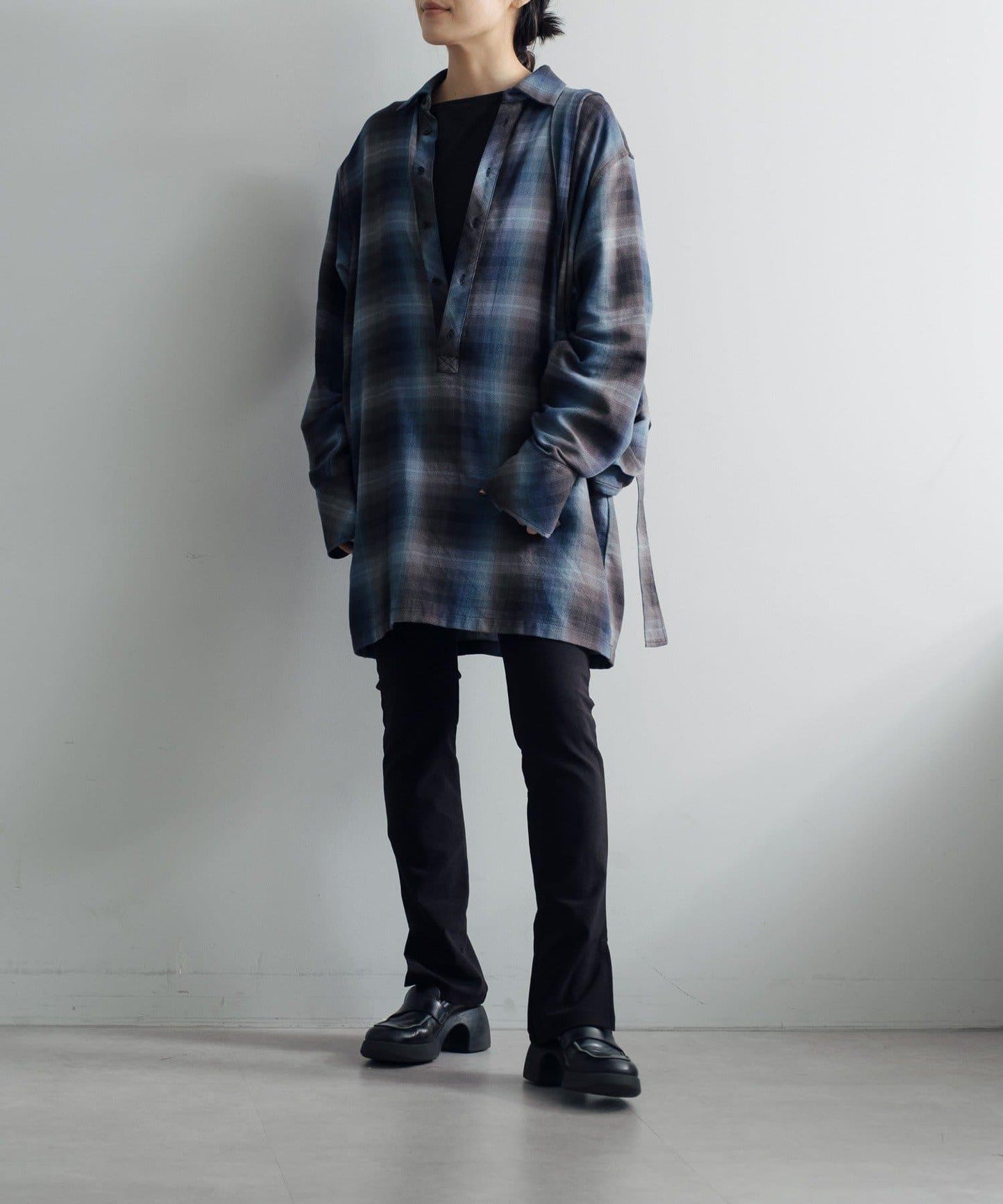 羅紋開叉針織褲