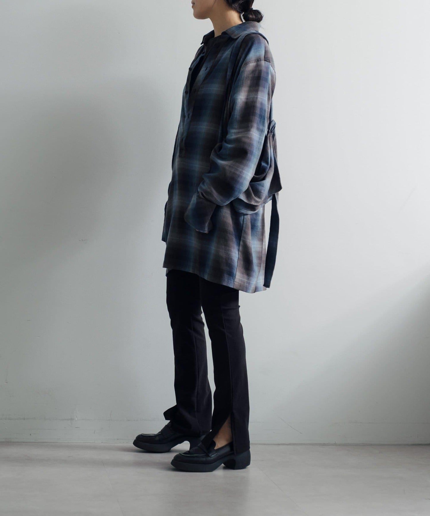 羅紋開叉針織褲