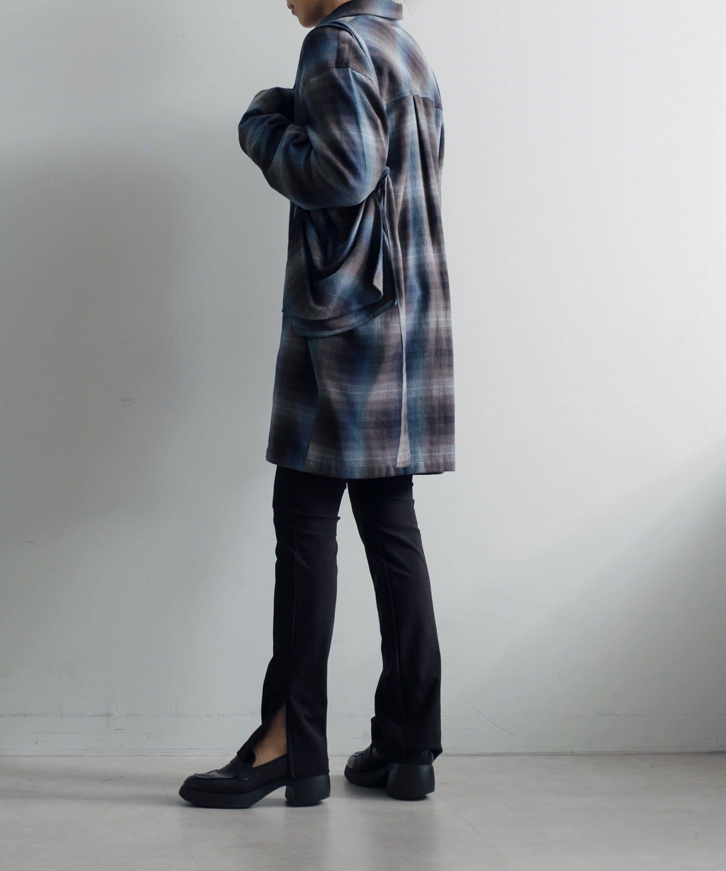 羅紋開叉針織褲