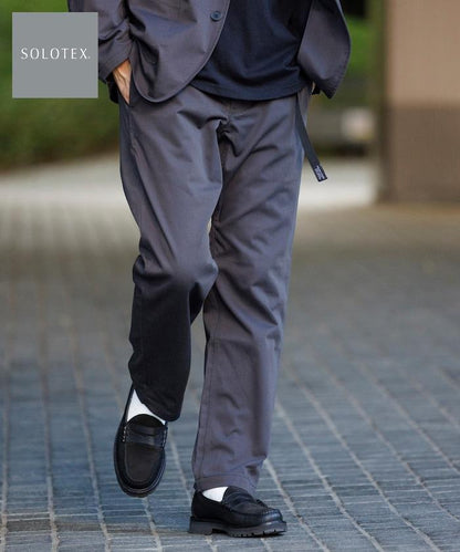 SOLOTEX 修身剪裁編織腰帶攀巖褲