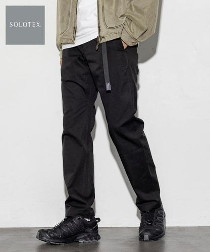 SOLOTEX 修身剪裁編織腰帶攀巖褲