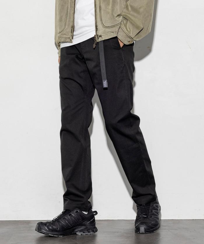 SOLOTEX 修身剪裁編織腰帶攀巖褲