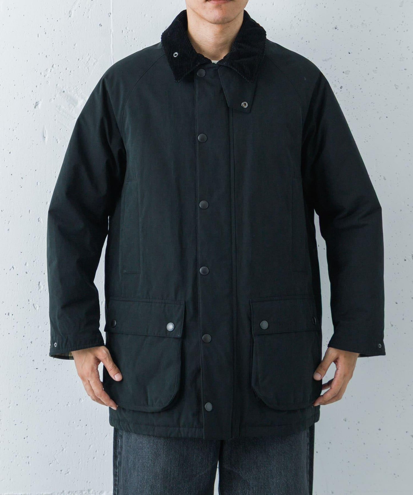 Barbour×URBAN RESEARCH 加厚寬鬆BEAUFORT夾克