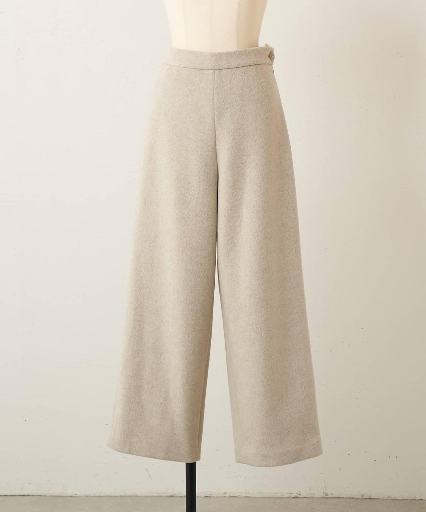 《15 quinze》羊毛海狸呢長褲