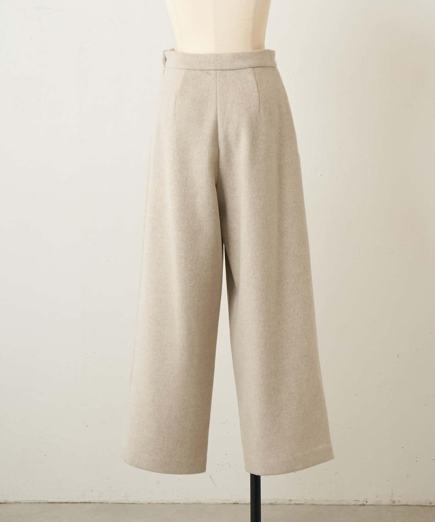 《15 quinze》羊毛海狸呢長褲