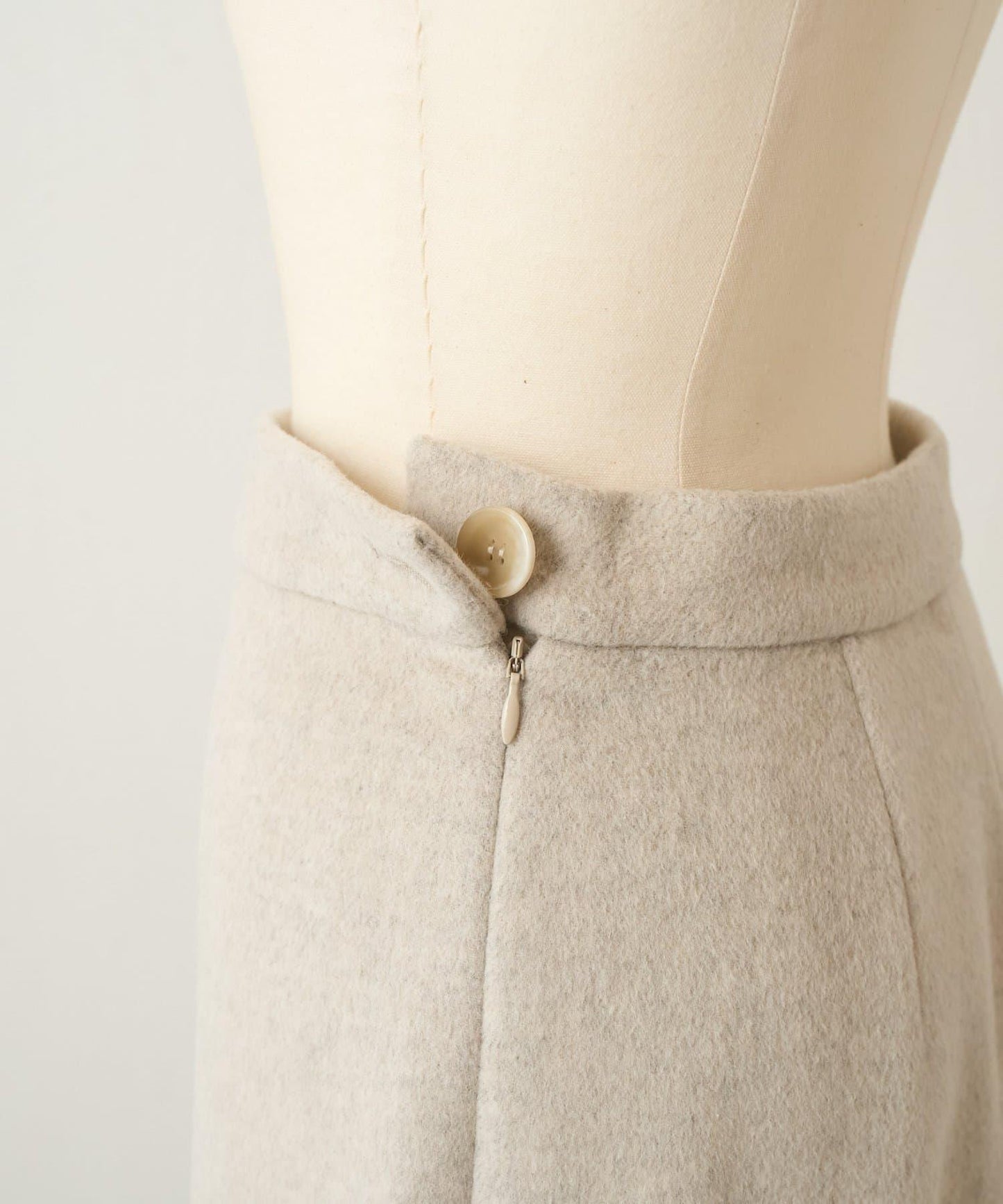 《15 quinze》羊毛海狸呢長褲