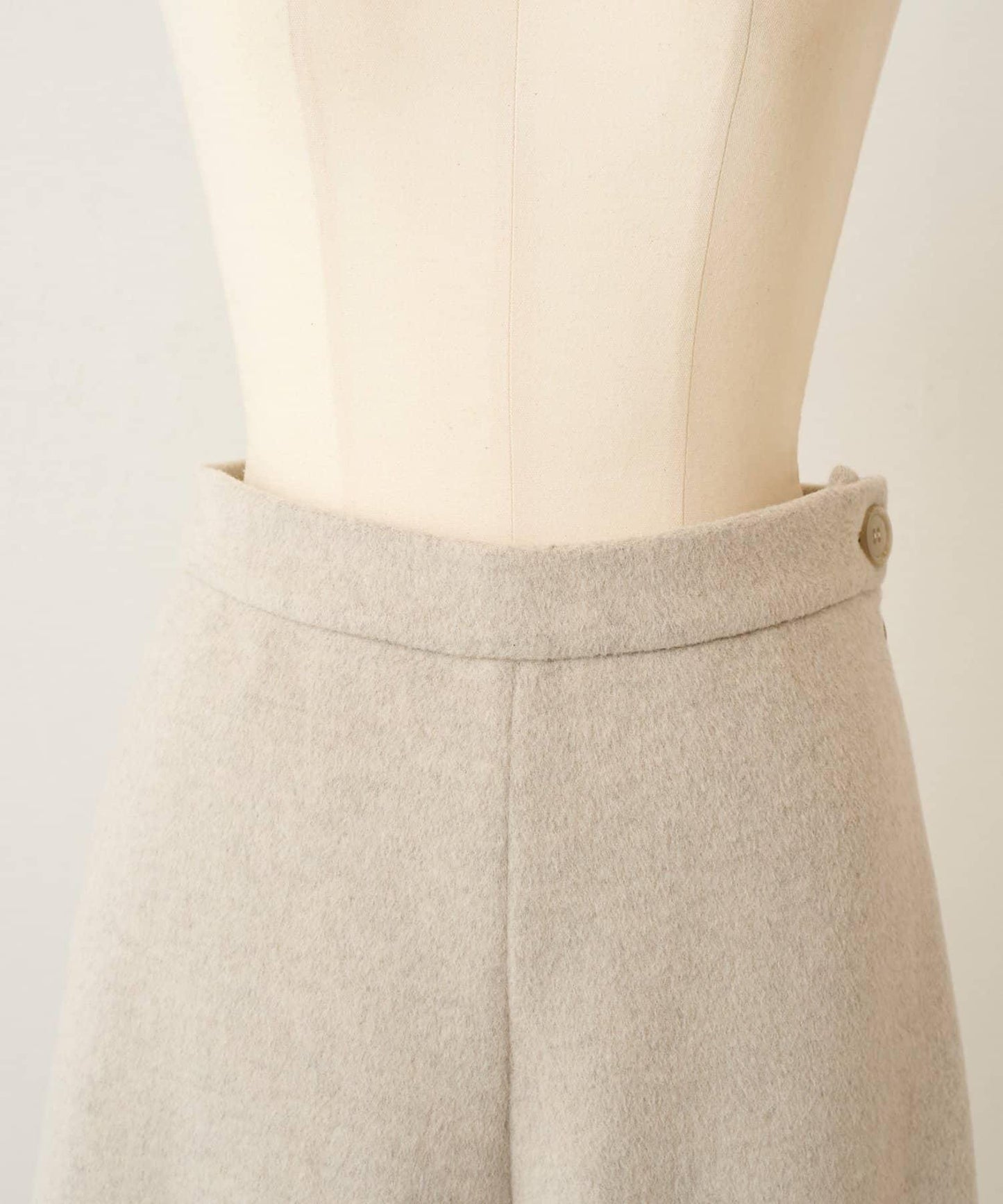 《15 quinze》羊毛海狸呢長褲