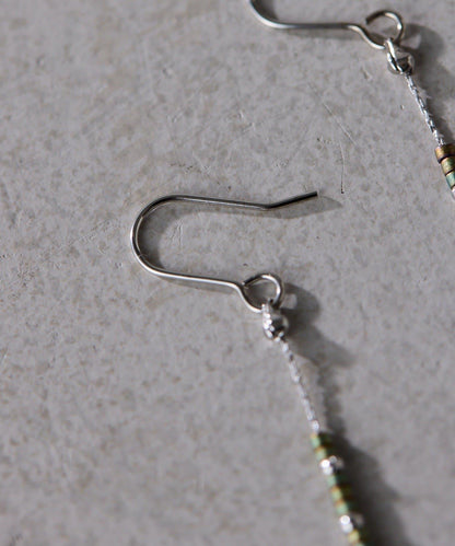 【ear PAPILLONNER】長款水晶耳環