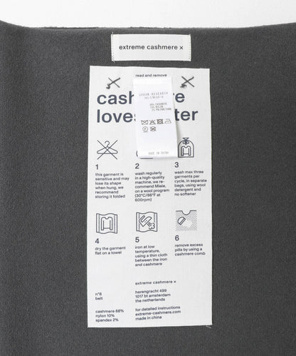 Extreme Cashmere 腰帶