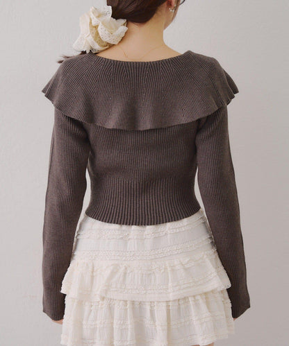 顯瘦顯華麗【RMAF】大翻領拉鍊開衫