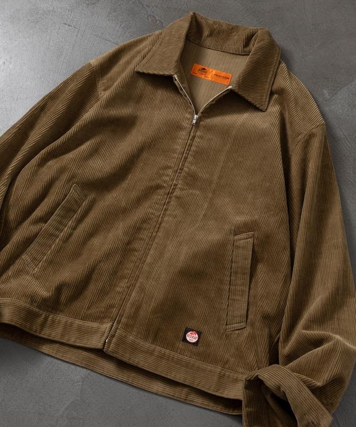 RED KAP × FREAK'S STORE 聯名 SMU JK-22 SHORT LENGTH 拉鍊燈芯絨工裝夾克