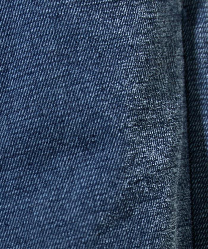 雪尼爾牛仔微絨休閒褲