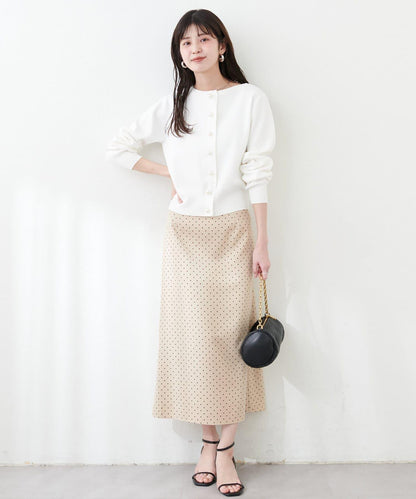 珍珠紐釦針織開衫