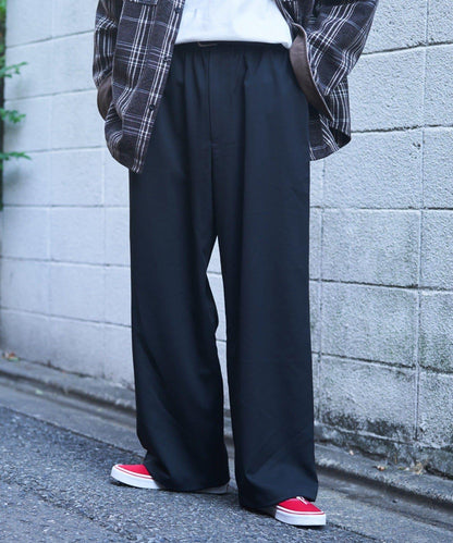 【GEVACO】抽繩休閒西裝褲