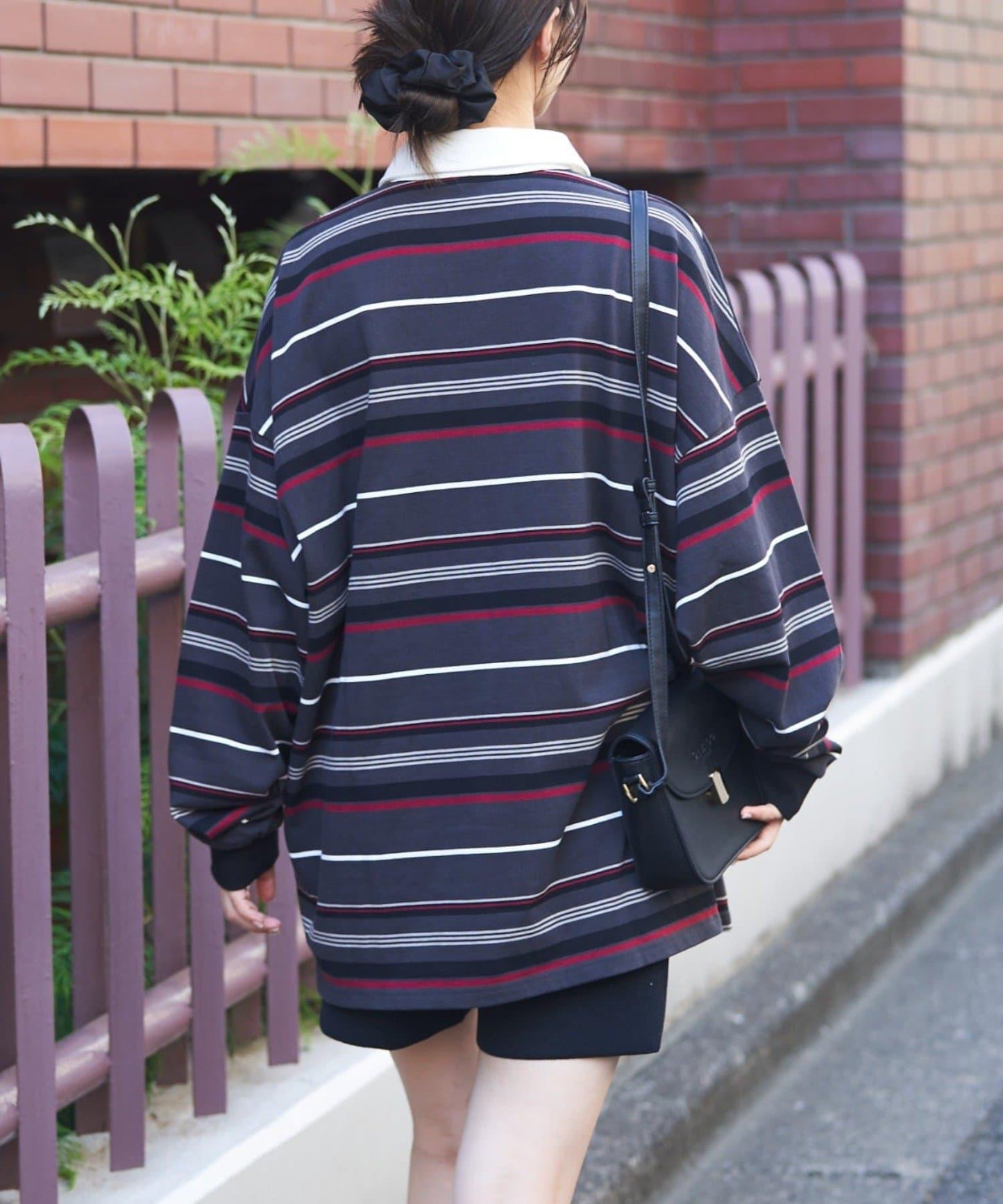 【GEVACO】多色條紋橄欖球衫