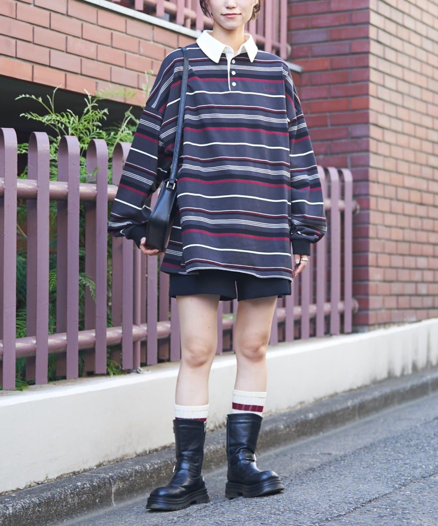 【GEVACO】多色條紋橄欖球衫