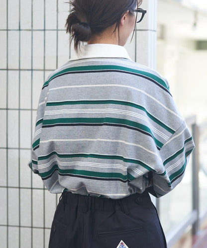 【GEVACO】多色條紋橄欖球衫