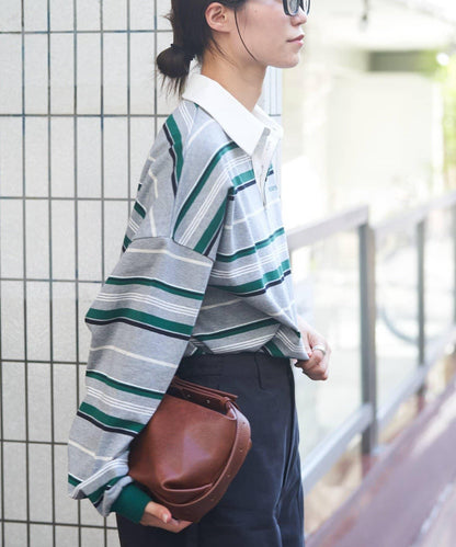 【GEVACO】多色條紋橄欖球衫