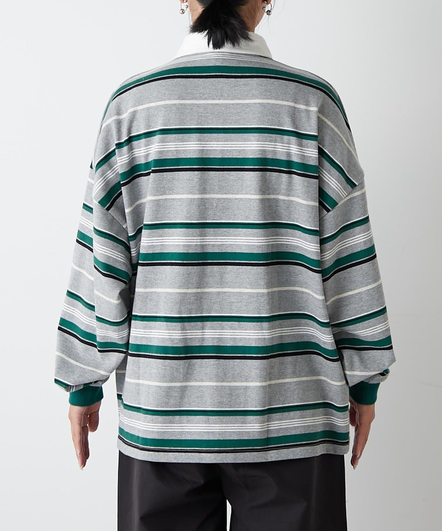 【GEVACO】多色條紋橄欖球衫