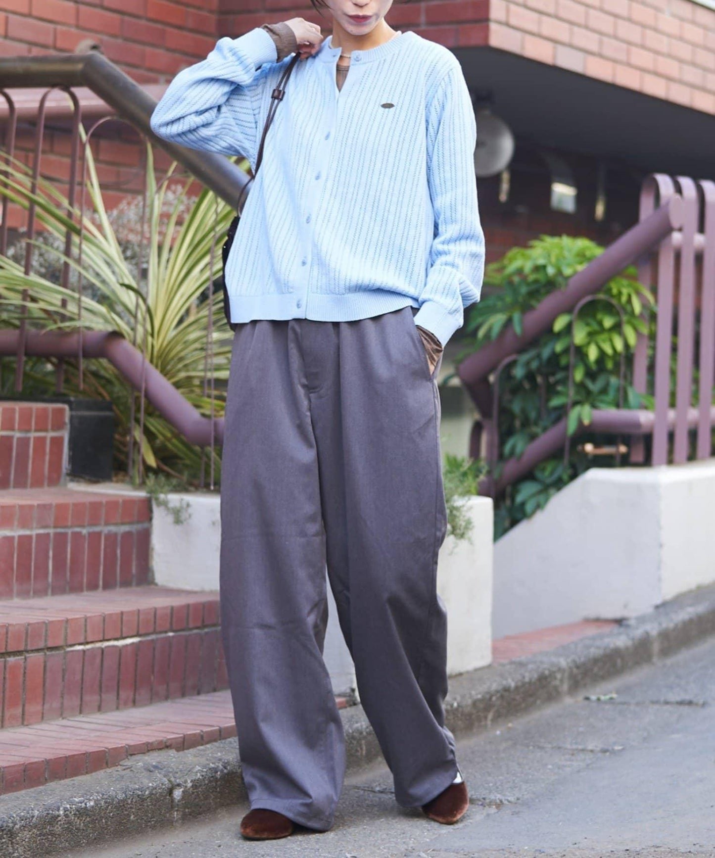 【GEVACO】抽繩休閒西裝褲